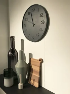 Zegar ścienny Wood Wood 36 cm ciemnoszary