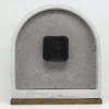 Zegar stojący Concrete Love 24x21 cm szary