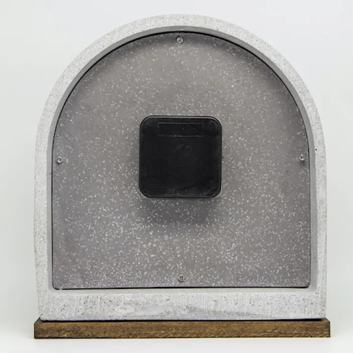 Zegar stojący Concrete Love 24x21 cm szary