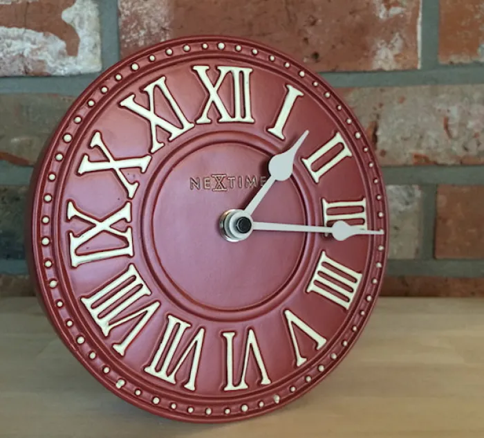 Zegar stojący London 16 cm czerwony