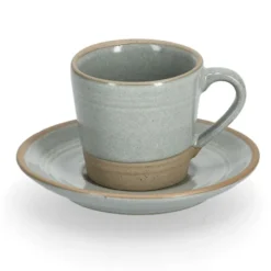Zestaw 4 filiżanek do espresso Undablo szare