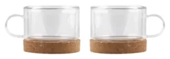 Zestaw 2 filiżanek z podstawkami Vilagio 220 ml