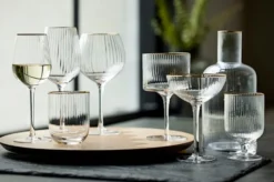 Zestaw 4 kieliszków do białego wina Palermo 300 ml złote