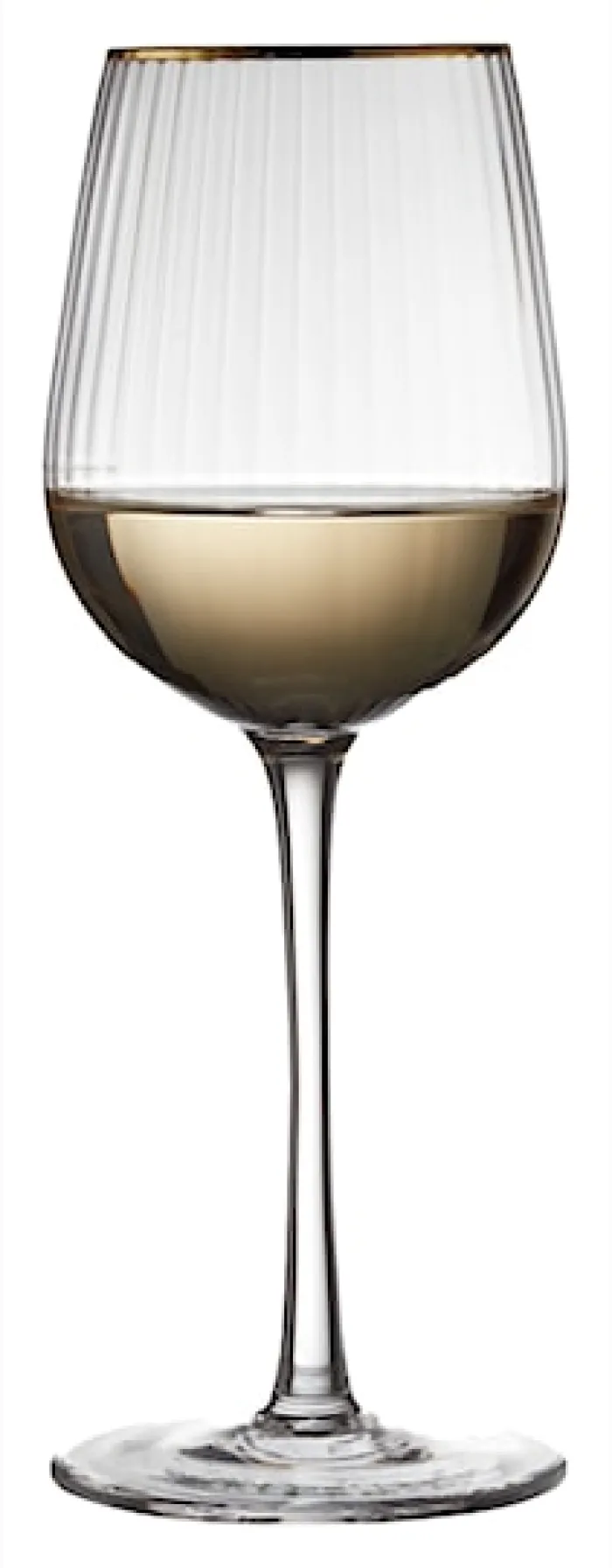 Zestaw 4 kieliszków do białego wina Palermo 300 ml złote