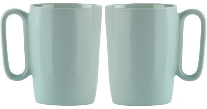 Zestaw 2 kubków Fuori 250 ml ceramiczne miętowe