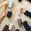 Zestaw 2 kubków Fuori 250 ml ceramiczne szare
