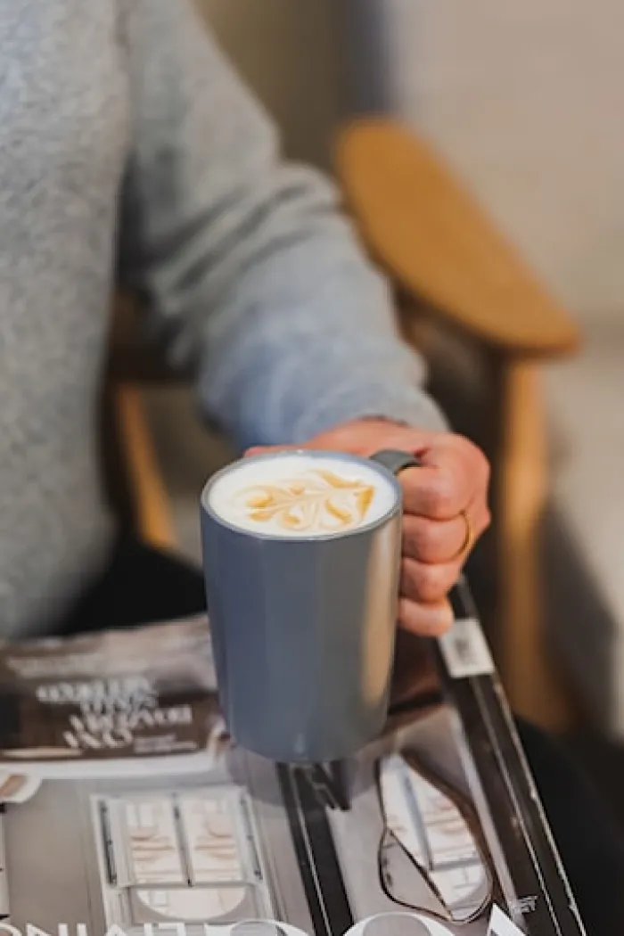 Zestaw 2 kubków Fuori 250 ml ceramiczne szare