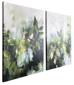 Zestaw 2 obrazów Myrtle 70x50 cm z ręcznie malowanymi elementami