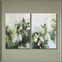 Zestaw 2 obrazów Myrtle 70x50 cm z ręcznie malowanymi elementami