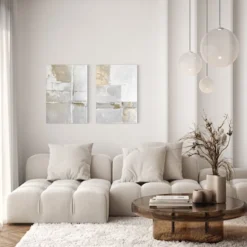 Zestaw 2 obrazów Sail 70x50 cm z ręcznie malowanymi elementami