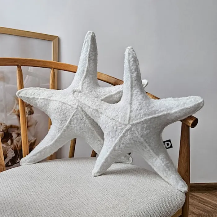 Zestaw 2 poduszek dekoracyjnych Soft Loop rozgwiazdy