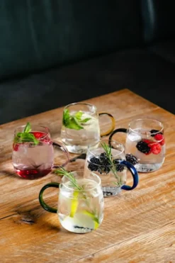 Zestaw 2 szklanek Bolla 400 ml szare