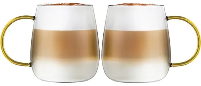 Zestaw 2 szklanek Bolla 400 ml żółte