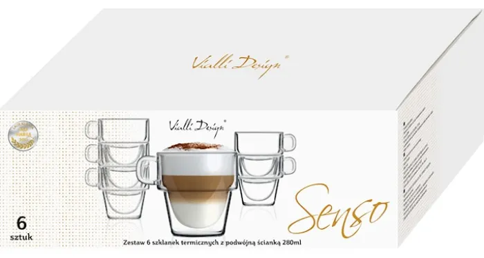 Zestaw 6 szklanek Senso 280 ml