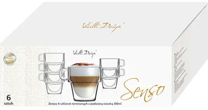 Zestaw 6 szklanek Senso 350 ml