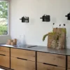 Zestaw 2 talerzy porcelanowych Fjord 21 cm kremowe
