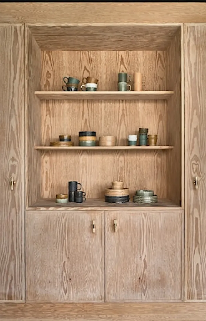Zestaw 2 talerzy porcelanowych Fjord 21 cm kremowe