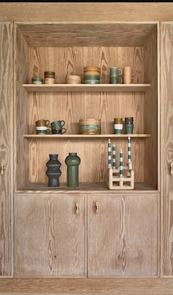 Zestaw 2 talerzy porcelanowych Fjord 21 cm kremowe